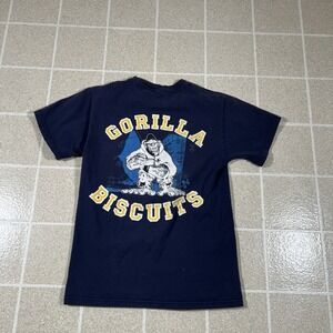 Vintage 2000s Gorilla Biscuits Punk Rock Band T-Shirt Small NYHC Cro Mags HxC